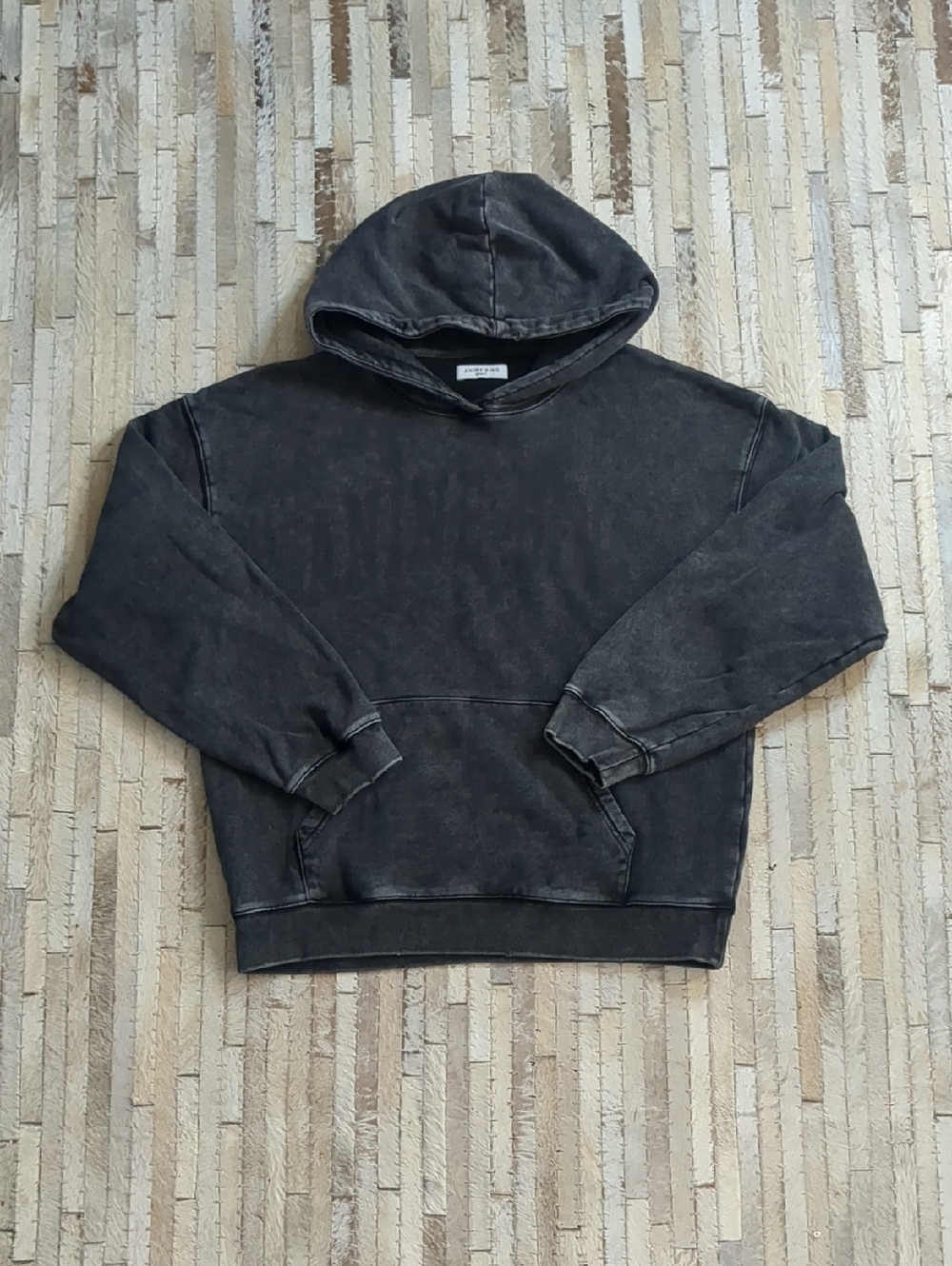 Anine Bing Dupe Women's L 100% Cotton Black Sweatshirt